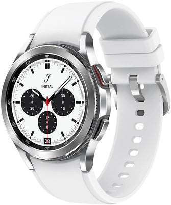 Buy Samsung,Samsung Galaxy Watch 4 Classic 42mm 4G, Silver - Unlocked - Gadcet.com | UK | London | Scotland | Wales| Ireland | Near Me | Cheap | Pay In 3 | smart watch