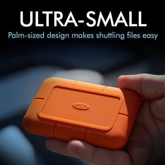 Lacie,LaCie Rugged 2TB External FireCuda NVMe SSD - Orange - Gadcet.com