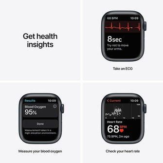 Buy Apple,Apple Watch Series 7 GPS 41mm Midnight Alu Case/Sport Band - Gadcet.com | UK | London | Scotland | Wales| Ireland | Near Me | Cheap | Pay In 3 | Watches