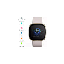 Buy Fitbit,Fitbit Sense Smart Watch - Lunar White - Gadcet.com | UK | London | Scotland | Wales| Ireland | Near Me | Cheap | Pay In 3 | smart watch