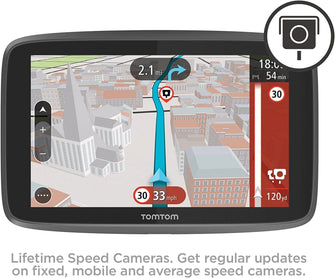 TomTom 4PN60 Car Sat Nav GO 620, 6 Inch with Handsfree Calling, Capacitive Screen - Black