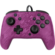 PDP Gaming Faceoff Deluxe+ Wired Switch Pro Controller - Purple Camo - Officially Licensed by Nintendo - Customizable buttons and paddles - Ergonomic Controllers - Gadcet.com