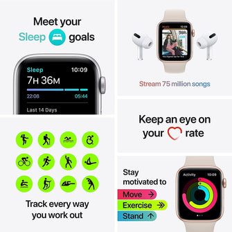Buy Apple,Apple Watch SE GPS + Cellular - Space Grey Aluminium with Tornado & Grey Sports Loop, 44 mm - Unlocked - Gadcet.com | UK | London | Scotland | Wales| Ireland | Near Me | Cheap | Pay In 3 | smartwatch
