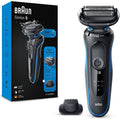 Braun Series 5 Electric Shaver, With Precision Trimmer Attachment For Moustache & Sideburns Trimming, 100% Waterproof, 2 Pin Bathroom Plug, 50-B1200s, Blue Razor - Gadcet.com