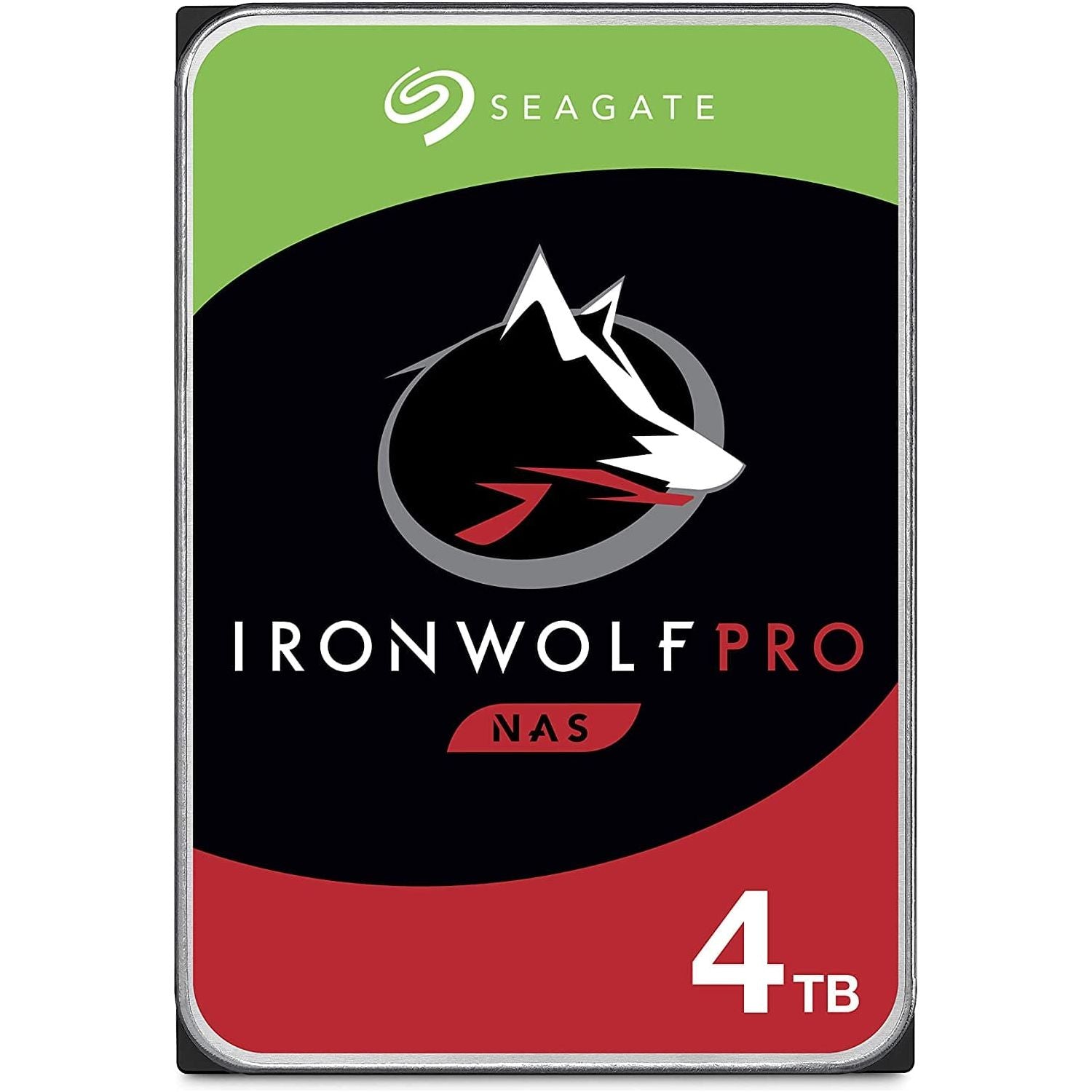Seagate 4TB IronWolf Pro NAS Hard Drive 3.5" SATA 6GB/s 7200RPM 256MB Cache (CMR)