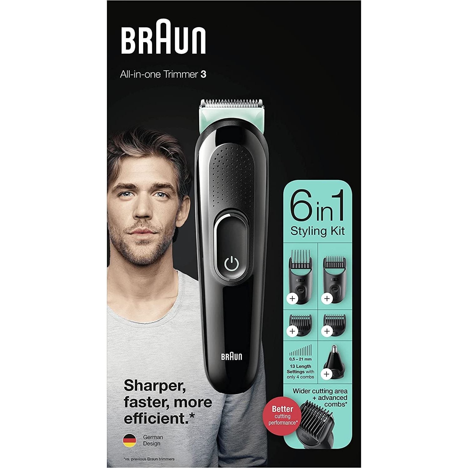 Braun,Braun MGK7220 10-in-1 Beard Trimmer Set - Silver and Grey - Gadcet.com