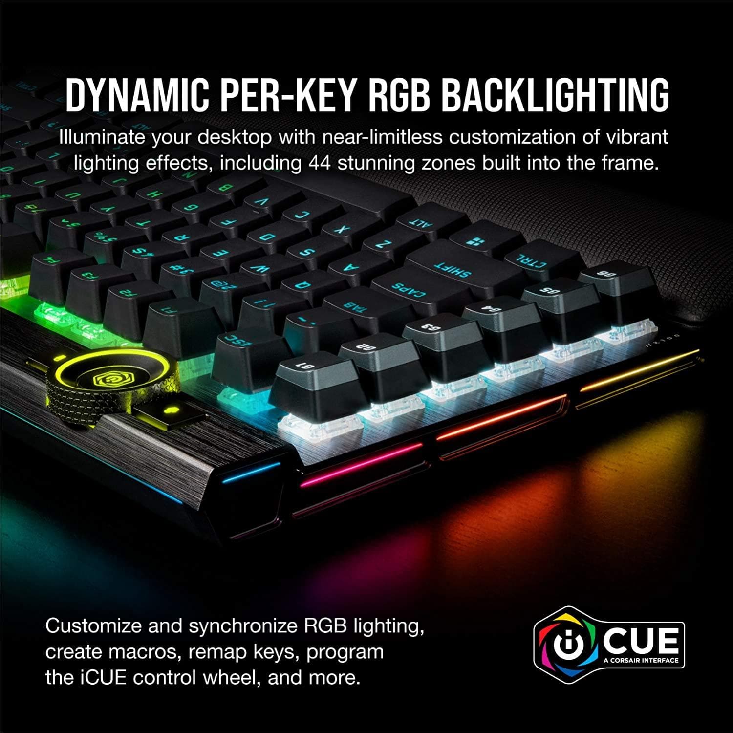 Buy Corsair,Corsair K100 RGB MX Speed Mechanical Gaming Keyboard - Gadcet.com | UK | London | Scotland | Wales| Ireland | Near Me | Cheap | Pay In 3 | Keyboards