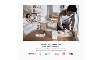 Buy Google,Google Nest Audio Smart Speaker - Chalk - Gadcet.com | UK | London | Scotland | Wales| Ireland | Near Me | Cheap | Pay In 3 | Speakers