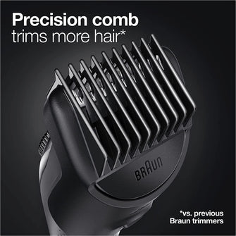 Braun,Braun Beard Trimmer Series 3 & Hair Clippers with Gillette Fusion5 ProGlide Razor, 39 Length Settings, BT3240, Black/Blue - Gadcet.com