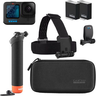 GoPro HERO11 Black Accessory Bundle - Includes Extra Enduro Battery (2 Total), The Handler (Floating Hand Grip), Headstrap + Quick Clip, and Carrying Case - Gadcet.com
