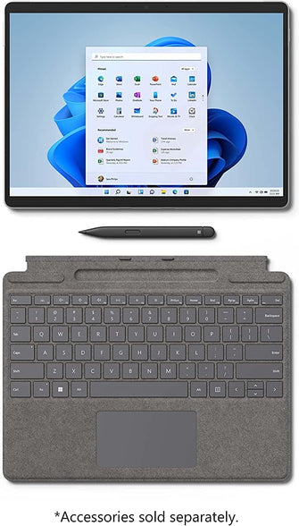 Microsoft Surface Pro 9 - 13 Inch Tablet PC - Platinum - Intel Core i5 12th Generation, 8GB RAM, 256GB SSD - Windows 11 Home