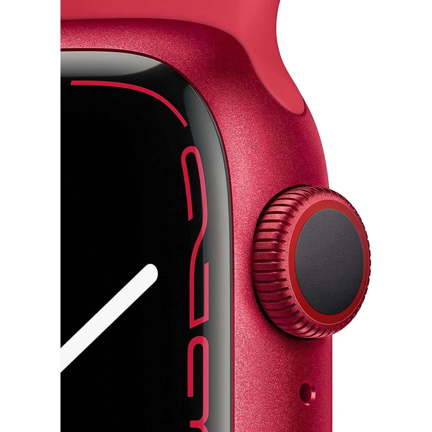 Buy Apple,Apple Watch Series 7 (GPS + Cellular, 41mm) - (PRODUCT)RED Aluminium Case with (PRODUCT)RED Sport Band - Regular - Gadcet.com | UK | London | Scotland | Wales| Ireland | Near Me | Cheap | Pay In 3 | Watches