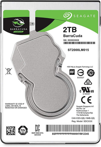 Buy Seagate,Seagate BarraCuda 2TB Internal Hard Drive HDD – 2.5 Inch SATA 6Gb/s 5400 RPM 128MB Cache for Computer Desktop PC (ST2000LMZ15) - Gadcet.com | UK | London | Scotland | Wales| Ireland | Near Me | Cheap | Pay In 3 | Hard Drives