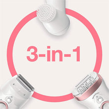 Buy Braun,Braun Silk-épil 9 Epilator Hair Removal, Includes Facial Cleansing Brush High Frequency Massage Cap Shaver and Trimmer Head, Cordless, Wet & Dry, 100% Waterproof, UK 2 Pin Plug, 9-880, White/Pink - Gadcet.com | UK | London | Scotland | Wales| Ireland | Near Me | Cheap | Pay In 3 | Shaver & Trimmer