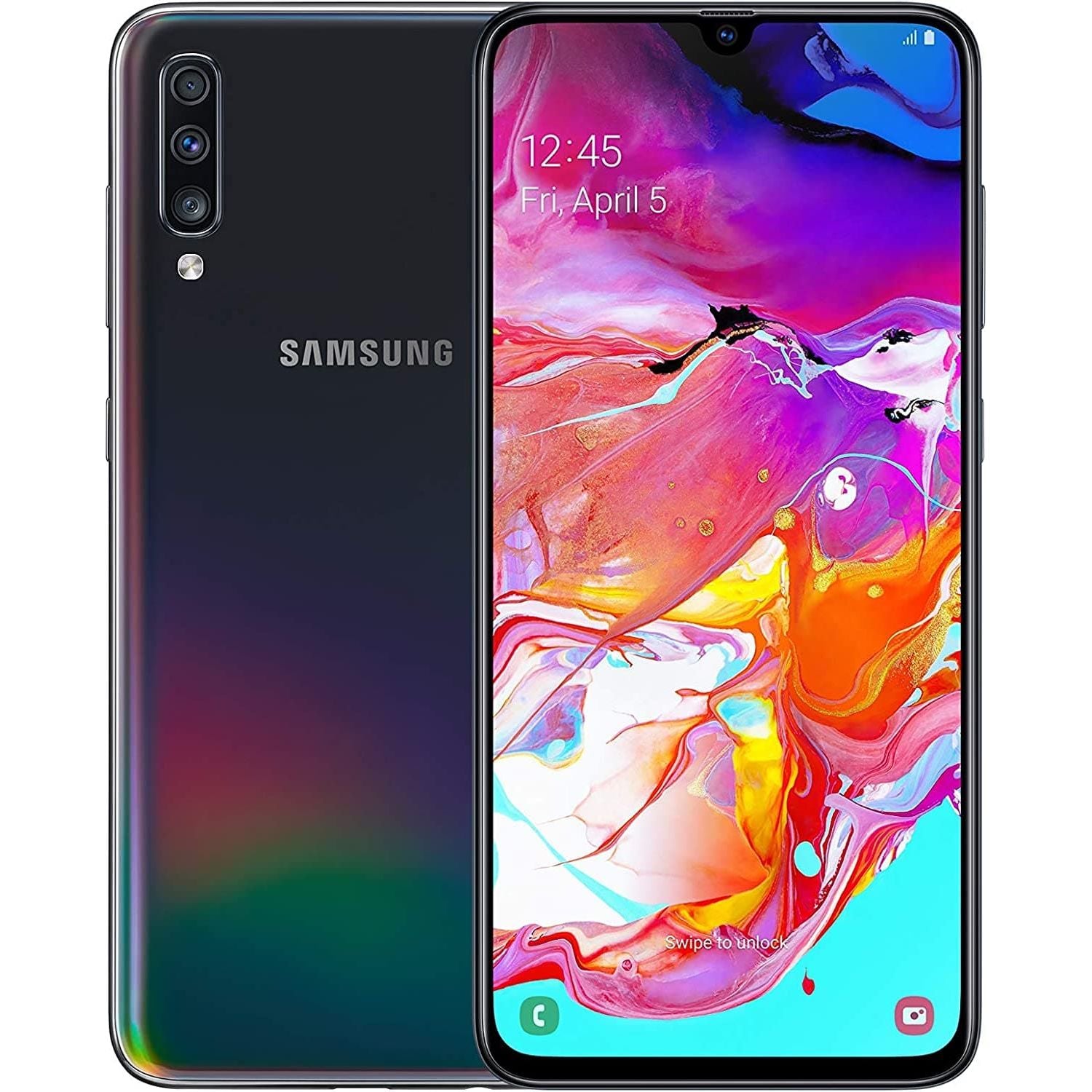 Buy Samsung,Samsung Galaxy A70 128GB, Black - Unlocked - Gadcet.com | UK | London | Scotland | Wales| Ireland | Near Me | Cheap | Pay In 3 | 