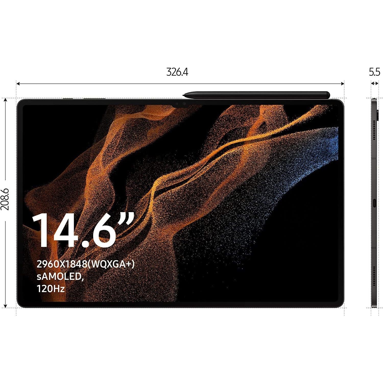 Buy Samsung,Samsung Galaxy Tab S8 Ultra 14.6 Inch 128GB 5G Android Tablet Graphite - Gadcet.com | UK | London | Scotland | Wales| Ireland | Near Me | Cheap | Pay In 3 | Tablet Computers