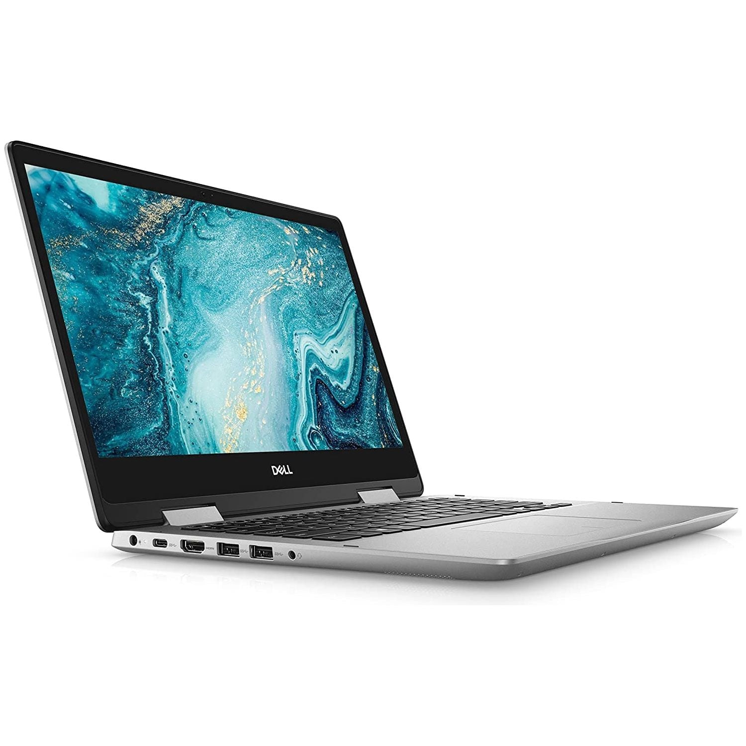 DELL,Dell Inspiron 5491 14-Inch FHD IPS Touchscreen 2-in-1 Laptop (Silver) Intel Core i3-1011OU, 4GB RAM, 256GB SSD, FINGERPRINT READER, Windows 10 - Gadcet.com