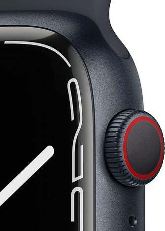 Buy Apple,Apple Watch Series 7 (GPS + Cellular, 45mm) - Midnight Aluminium Case with Midnight Sport Band - Regular - Gadcet.com | UK | London | Scotland | Wales| Ireland | Near Me | Cheap | Pay In 3 | Mobile Phones