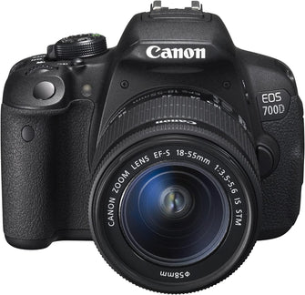 Buy Canon,Canon EOS 700Digital SLR Camera, 18M + 18-55mm- Black - Gadcet.com | UK | London | Scotland | Wales| Ireland | Near Me | Cheap | Pay In 3 | Cameras