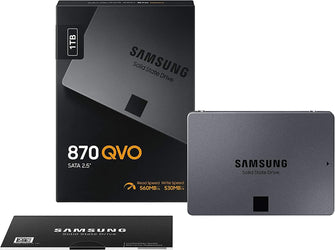 Buy Samsung,Samsung 870 QVO 1TB SSD Internal Hard Drive MZ-77Q1T0 - Gadcet.com | UK | London | Scotland | Wales| Ireland | Near Me | Cheap | Pay In 3 | Hard Drives