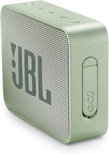 JBL GO2 Portable Bluetooth Speaker with Rechargeable Battery – Waterproof – Built-in Speakerphone – Mint