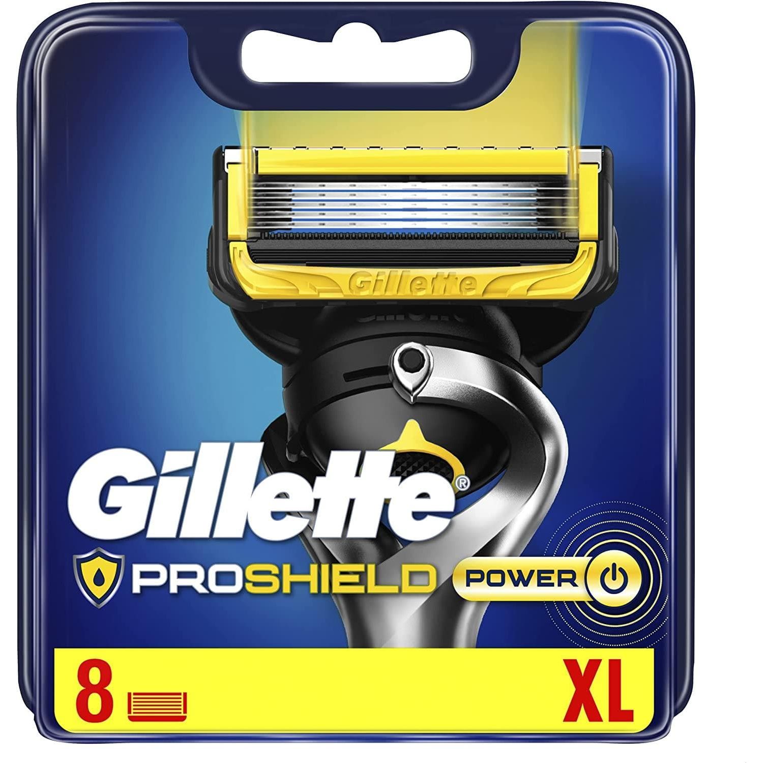 Buy Gillette,Gillette ProShield Power Men’s Razor Blades with Precision Trimmer, Pack of 8 Refill Blades - Gadcet.com | UK | London | Scotland | Wales| Ireland | Near Me | Cheap | Pay In 3 | Health & Beauty