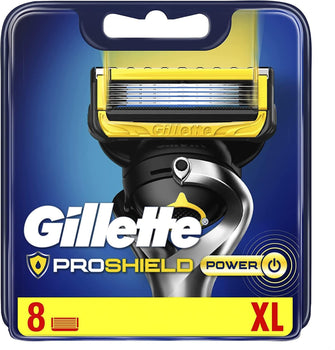 Buy Gillette,Gillette ProShield Power Men’s Razor Blades with Precision Trimmer, Pack of 8 Refill Blades - Gadcet.com | UK | London | Scotland | Wales| Ireland | Near Me | Cheap | Pay In 3 | Health & Beauty