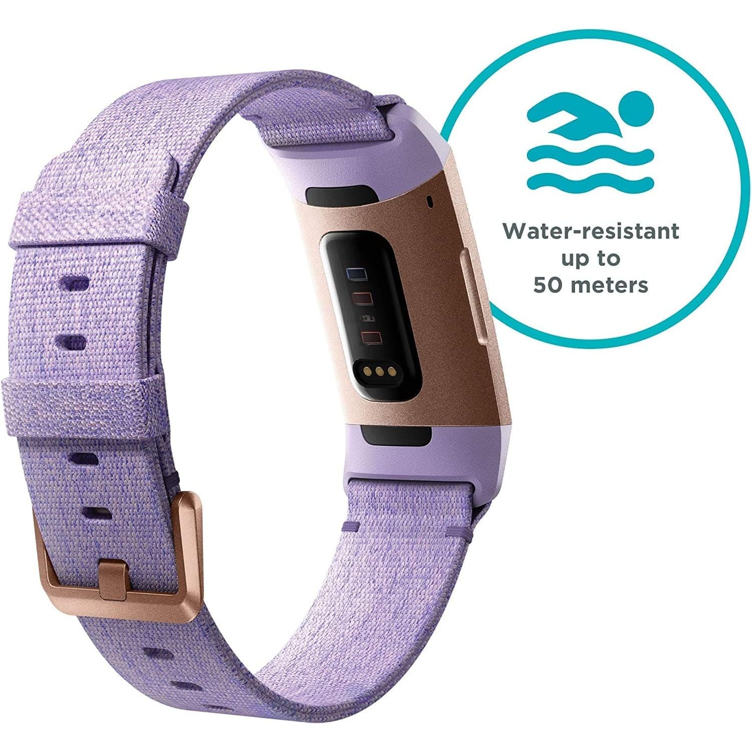 Buy Fitbit,Fitbit Charge 3 NFC Special Edition Advanced Fitness Tracker with Heart Rate, Swim Tracking & 7 Day Battery - Rose-Gold/Lavender, One Size - Gadcet.com | UK | London | Scotland | Wales| Ireland | Near Me | Cheap | Pay In 3 | Watches