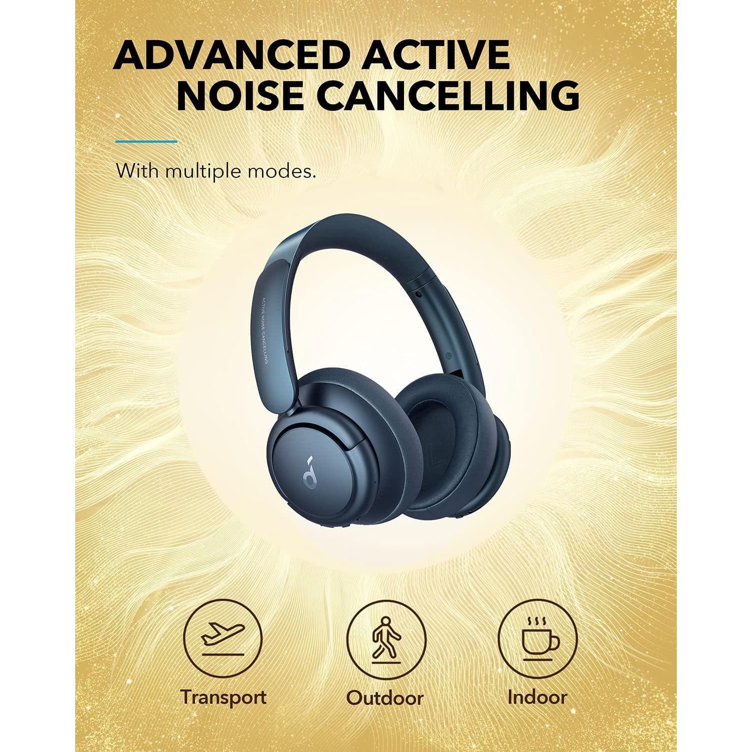 Buy Soundcore,Soundcore by Anker Life Q35 Multi Mode Active Noise Cancelling Headphones - Gadcet.com | UK | London | Scotland | Wales| Ireland | Near Me | Cheap | Pay In 3 | Headphones