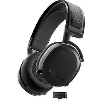 SteelSeries,SteelSeries Arctis 7+ Wireless Gaming Headset – Lossless 2.4 GHz – 30 Hour Battery Life – USB-C – 7.1 Surround – For PC, PS5, PS4, Mac, Android and Switch - Black - Gadcet.com