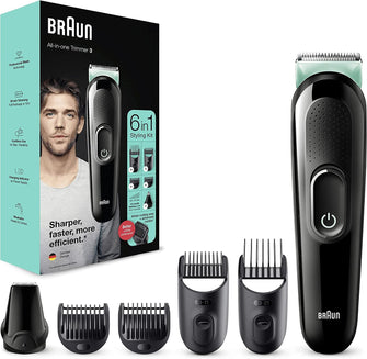 Braun,Braun MGK7220 10-in-1 Beard Trimmer Set - Silver and Grey - Gadcet.com