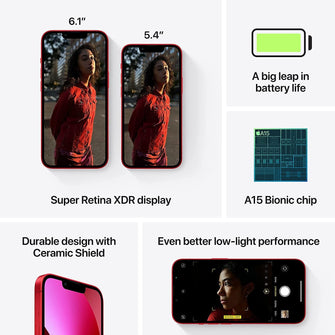 Buy Apple,Apple iPhone 13 5G 128GB, Product Red - Unlocked - Gadcet.com | UK | London | Scotland | Wales| Ireland | Near Me | Cheap | Pay In 3 | Mobile Phones