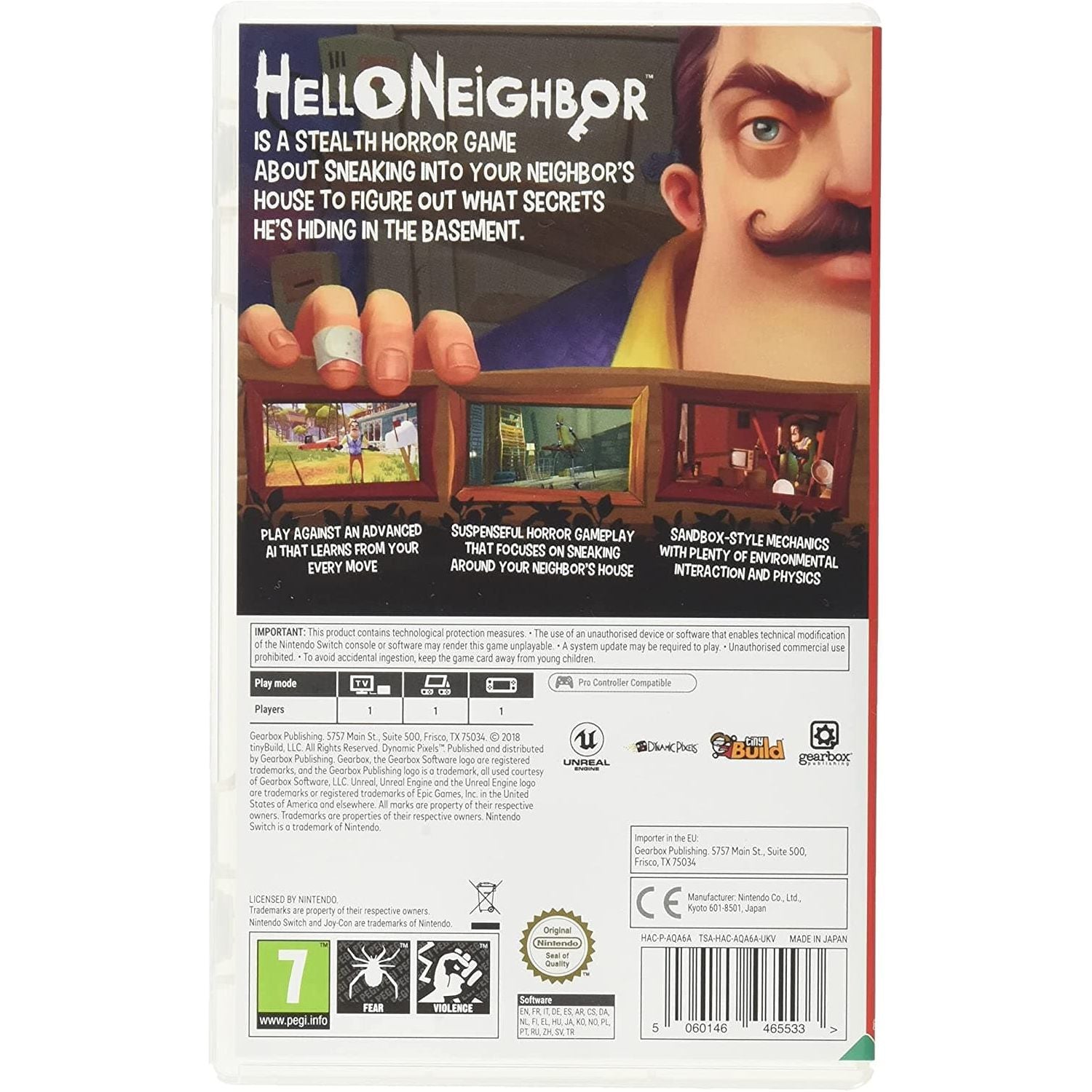 Nintendo,Hello Neighbor Nintendo Switch - Gadcet.com