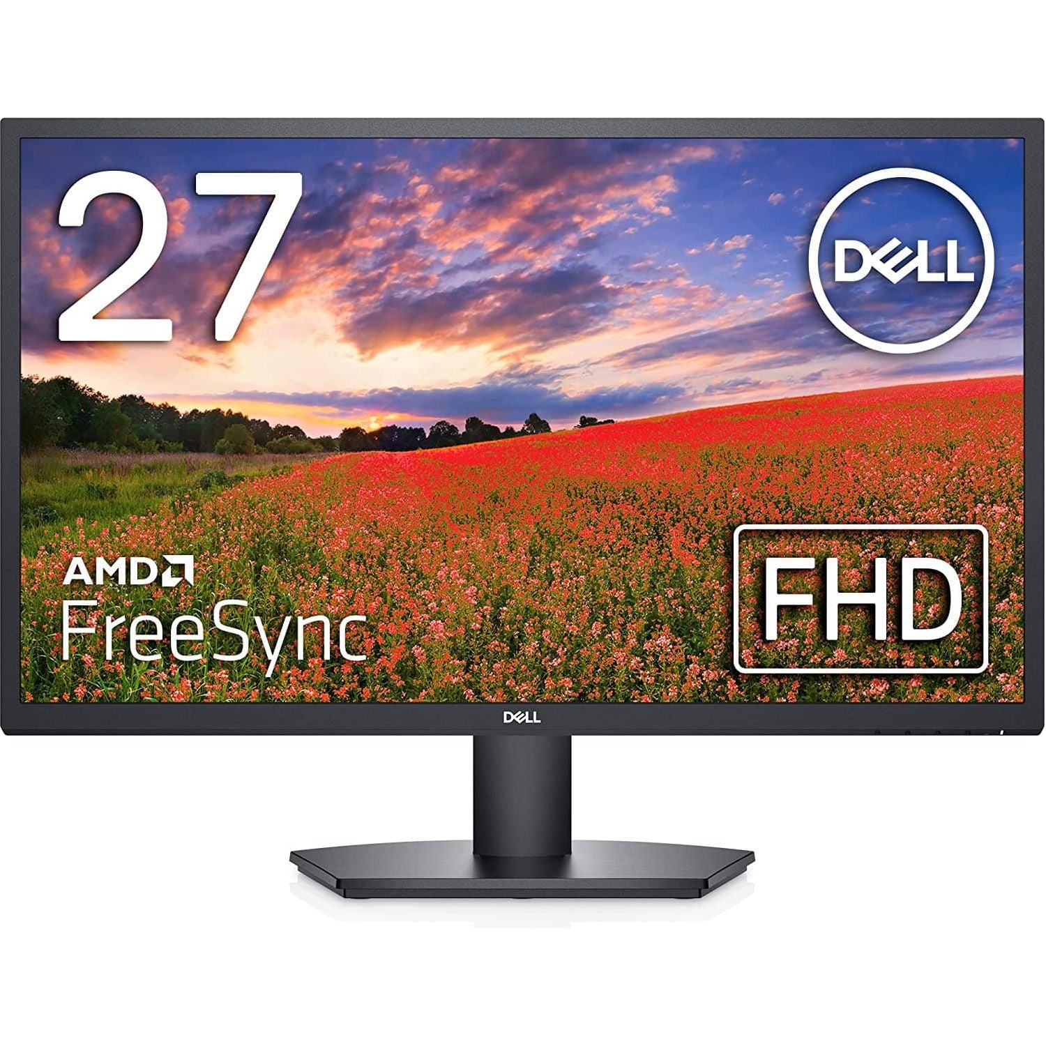 Dell SE2722HX 27 inch Full HD (1920 x 1080) Monitor, 75Hz, VA, 4ms, AMD FreeSync, HDMI, VGA