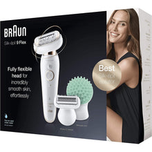 Buy Braun,Braun Silk-épil 9 Flex Epilator, Flexible Head for Easier Hair Removal with Ladies Electric Shaver & Trimmer, Gifts for Women, UK 2 Pin Plug, 9-020, White/Gold - Gadcet.com | UK | London | Scotland | Wales| Ireland | Near Me | Cheap | Pay In 3 | Epilators