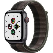 Buy Apple,Apple Watch SE GPS + Cellular - Space Grey Aluminium with Tornado & Grey Sports Loop, 44 mm - Unlocked - Gadcet.com | UK | London | Scotland | Wales| Ireland | Near Me | Cheap | Pay In 3 | smartwatch