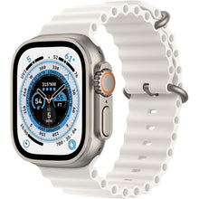 Apple,Apple Watch Ultra (GPS + Cellular), 49mm Titanium Case with White Ocean Band - Gadcet.com