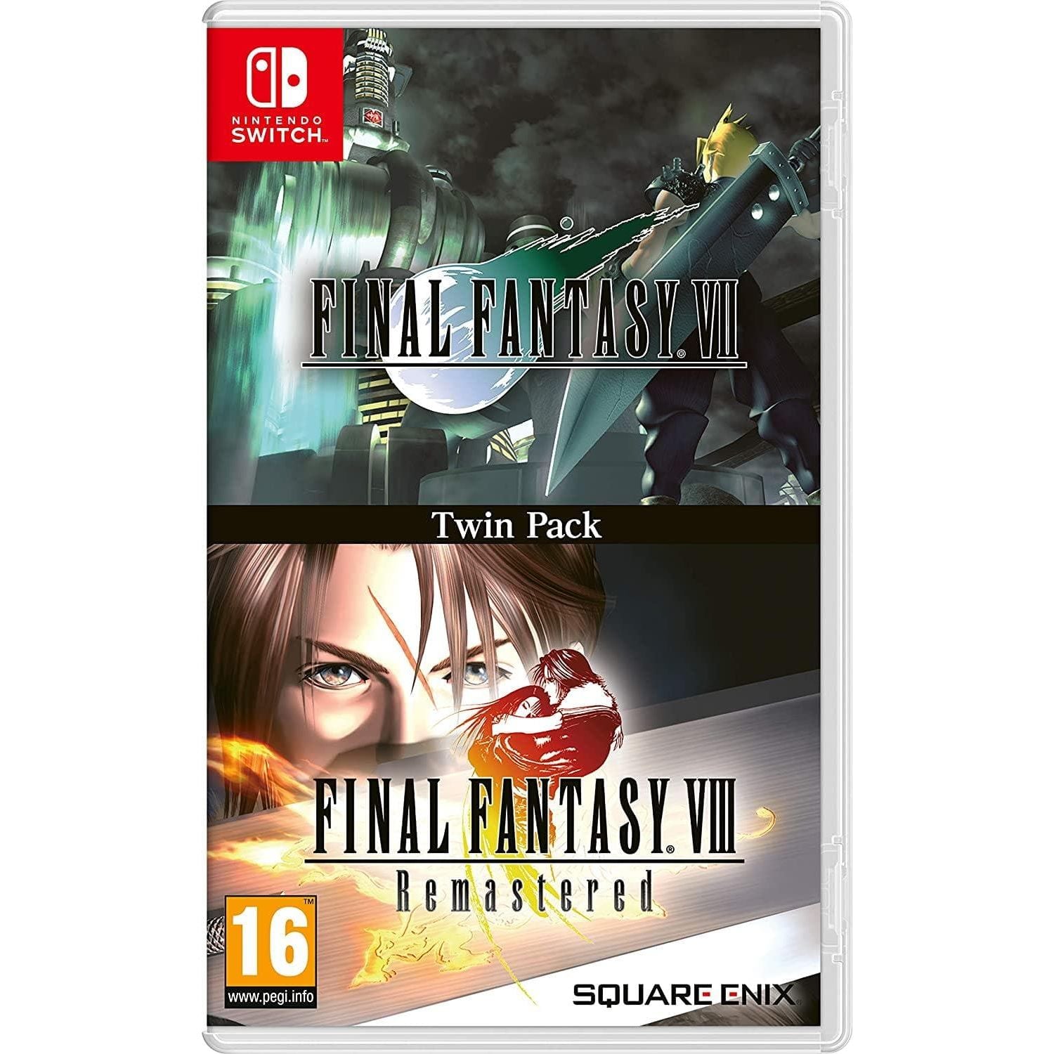 Buy Nintendo,Final Fantasy VII and Final Fantasy VIII Remastered - Twin Pack for Nintendo Switch - Gadcet.com | UK | London | Scotland | Wales| Ireland | Near Me | Cheap | Pay In 3 | Games