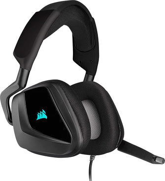 Buy Corsair,Corsair VOID ELITE RGB Stereo/7.1 Carbon Wired USB Gaming Headset - Gadcet.com | UK | London | Scotland | Wales| Ireland | Near Me | Cheap | Pay In 3 | Headphones & Headsets