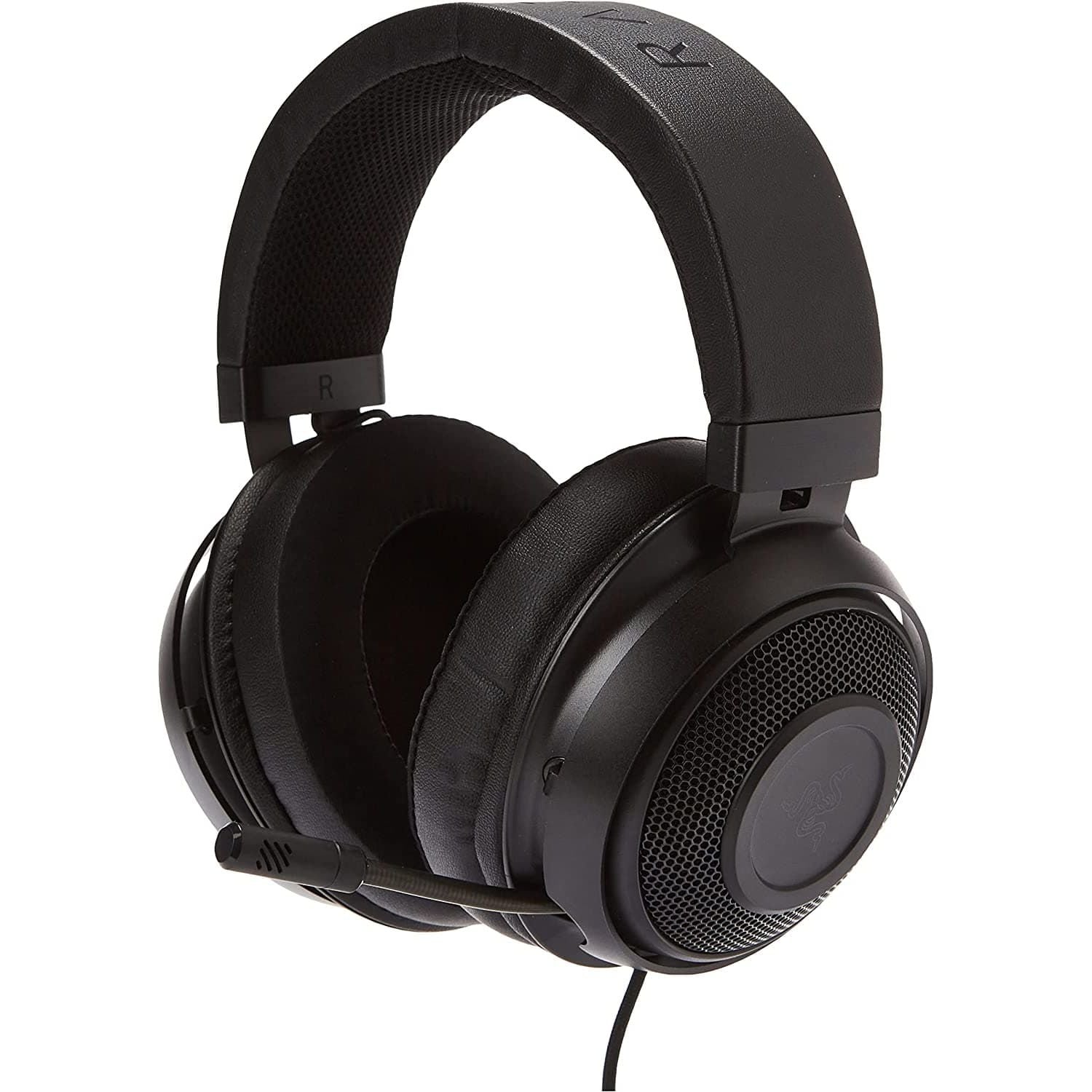 Razer Kraken - Cross-Platform Wired Gaming Headset (Custom Tuned 50mm Drivers, Unidirectional Microphone, 3.5mm Cable with In-line controls, Cross Platform Compatible) Black - Gadcet.com
