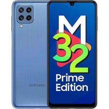Samsung,Samsung Galaxy M32 Prime Edition 4G 4GB RAM, 64GB Storage, Dual SIM, Light Blue - Unlocked - International Model - Gadcet.com