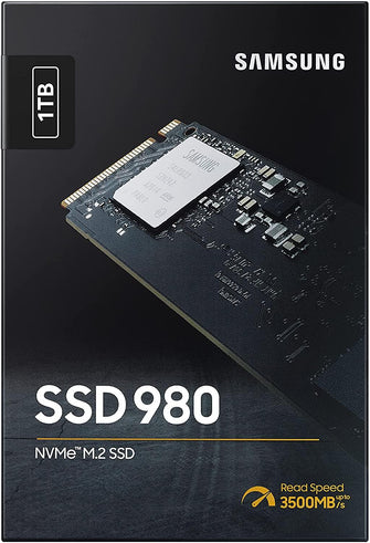 Buy Samsung,Samsung 980 1 TB PCIe 3.0 (up to 3.500 MB/s) NVMe M.2 Internal Solid State Drive (SSD) (MZ-V8V1T0BW) - Gadcet.com | UK | London | Scotland | Wales| Ireland | Near Me | Cheap | Pay In 3 | Hard Drives