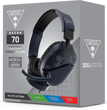Turtle Beach Recon 70 Camo Blue Gaming Headset for PS5, PS4, Xbox Series X|S, Xbox One, Nintendo Switch & PC - Gadcet.com