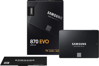 Buy Samsung,Samsung 870 EVO Series ATA III V-NAND MLC 2.5" 500 GB  - Black - Gadcet.com | UK | London | Scotland | Wales| Ireland | Near Me | Cheap | Pay In 3 | Computers