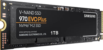 Samsung 970 EVO Plus 1 TB PCIe NVMe M.2 (2280) Internal Solid State Drive (SSD) (MMZ-V7S1T0BW ) - Black