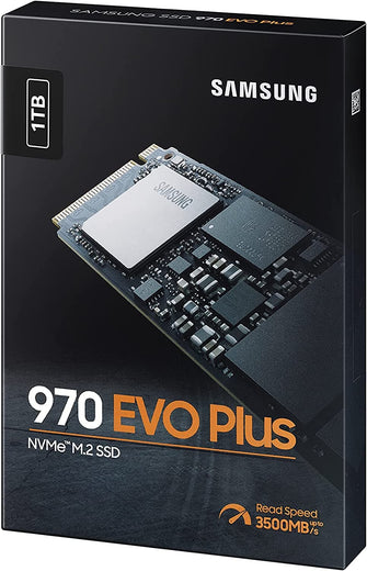 Samsung 970 EVO Plus 1 TB PCIe NVMe M.2 (2280) Internal Solid State Drive (SSD) (MMZ-V7S1T0BW ) - Black