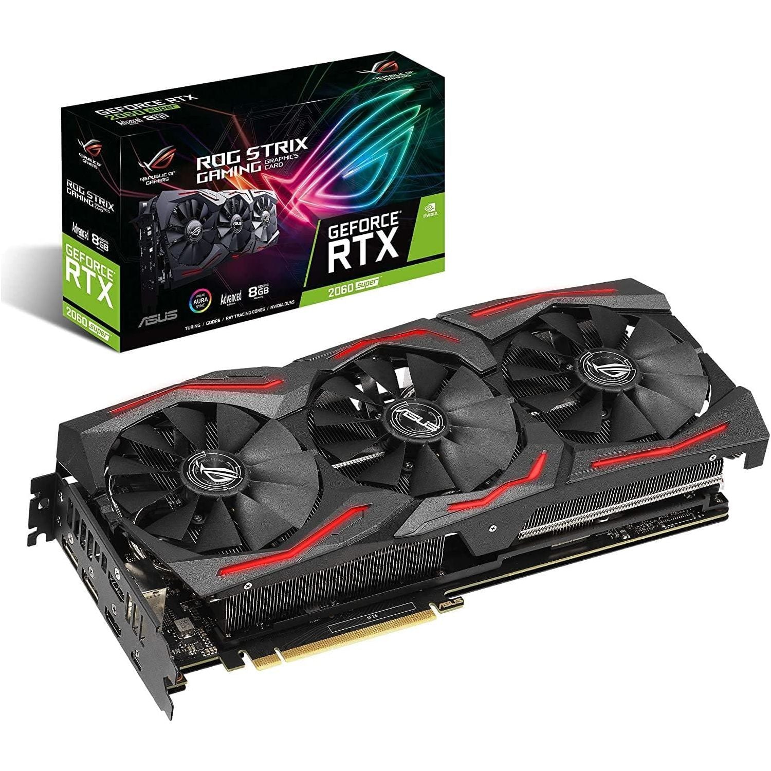 Buy ASUS,ASUS ROG Strix GeForce RTX 2060 SUPER Advanced 8 GB GDDR6 - Gadcet.com | UK | London | Scotland | Wales| Ireland | Near Me | Cheap | Pay In 3 | Desktop Computers