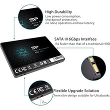 Silicon Power-1TB SSD 3D NAND A55 SLC Cache Performance Boost SATA III 2.5" 7mm (0.28") Internal Solid State Drive
