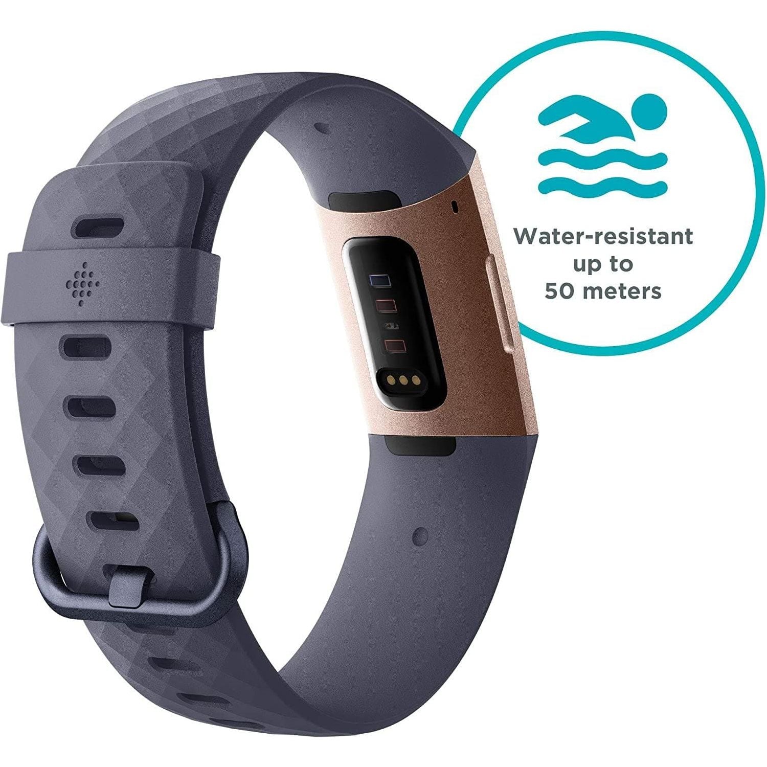 Buy Fitbit,Fitbit Charge 3 Advanced Fitness Tracker with Heart Rate, Swim Tracking & 7 Day Battery - Rose-Gold/Grey, One Size - Gadcet.com | UK | London | Scotland | Wales| Ireland | Near Me | Cheap | Pay In 3 | Watches