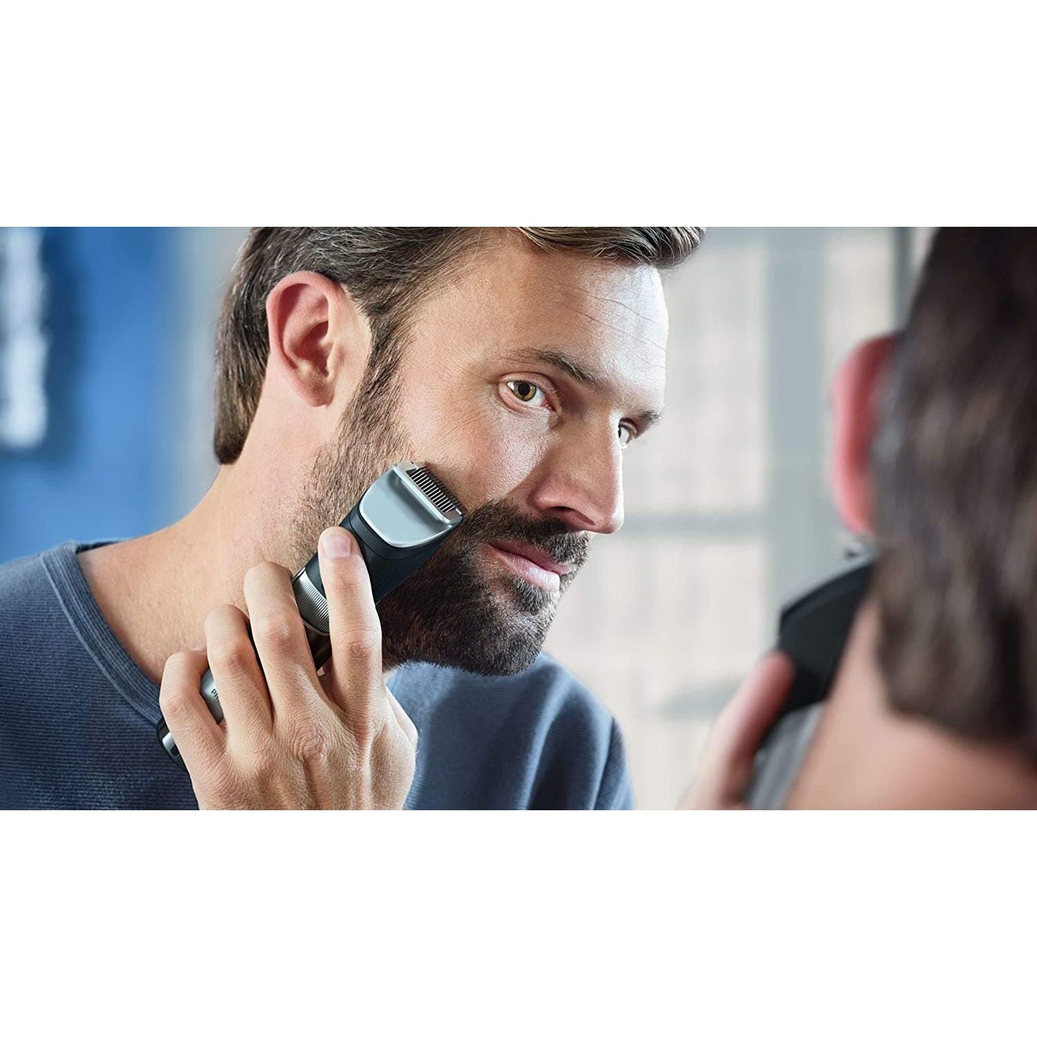 Philips,Philips Beard & Trimmer for Men, 9000 Prestige, 20 Length Settings, SteelPrecision Blades, UK 3-Pin Plug - Gadcet.com